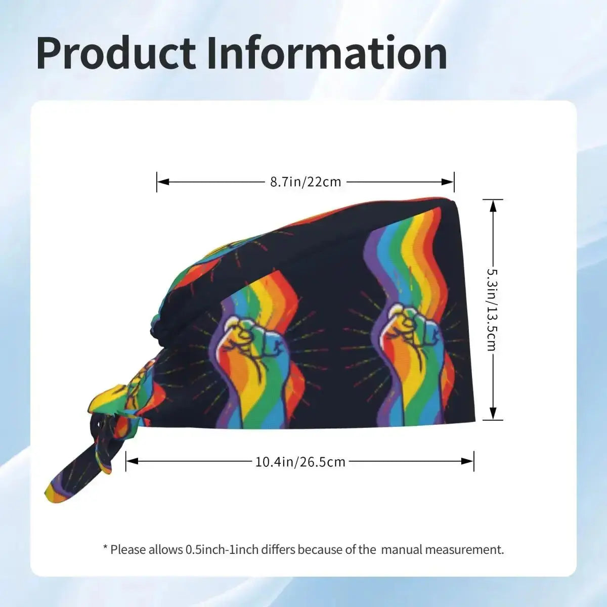 Pride Working Cap Scrub Hat - WOWihte