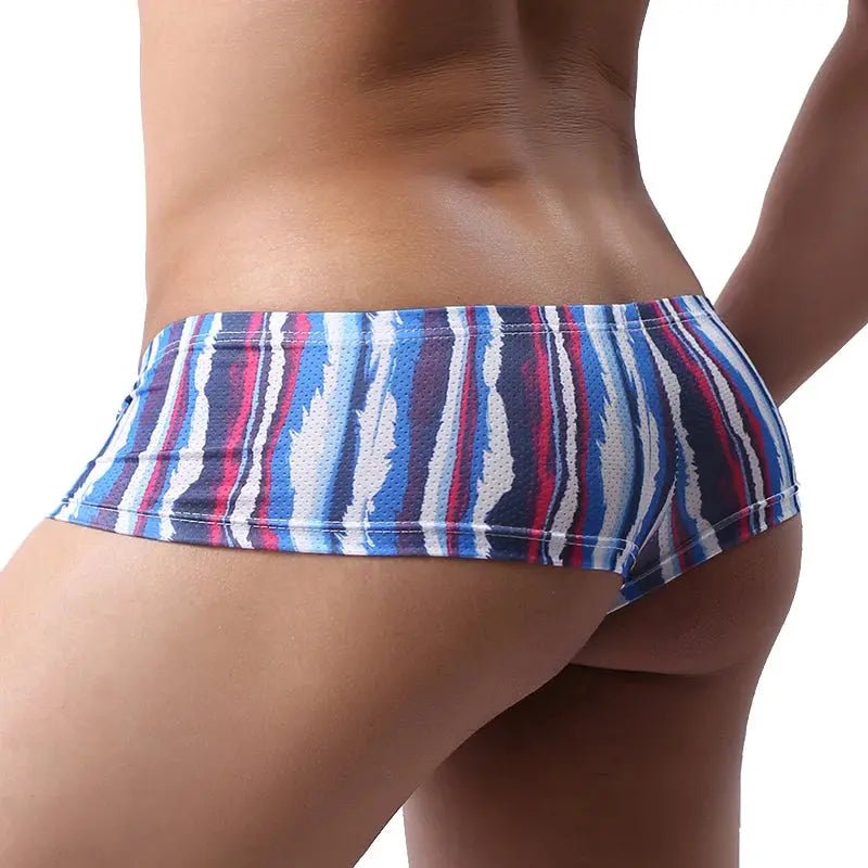 Printed Breathable Low Waist Boxers - WOWihte