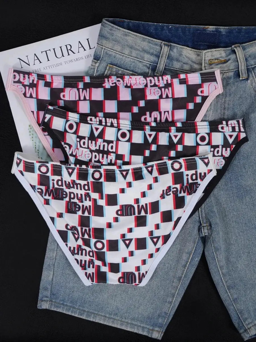 Printed Briefs U - Pouch Design - WOWihte
