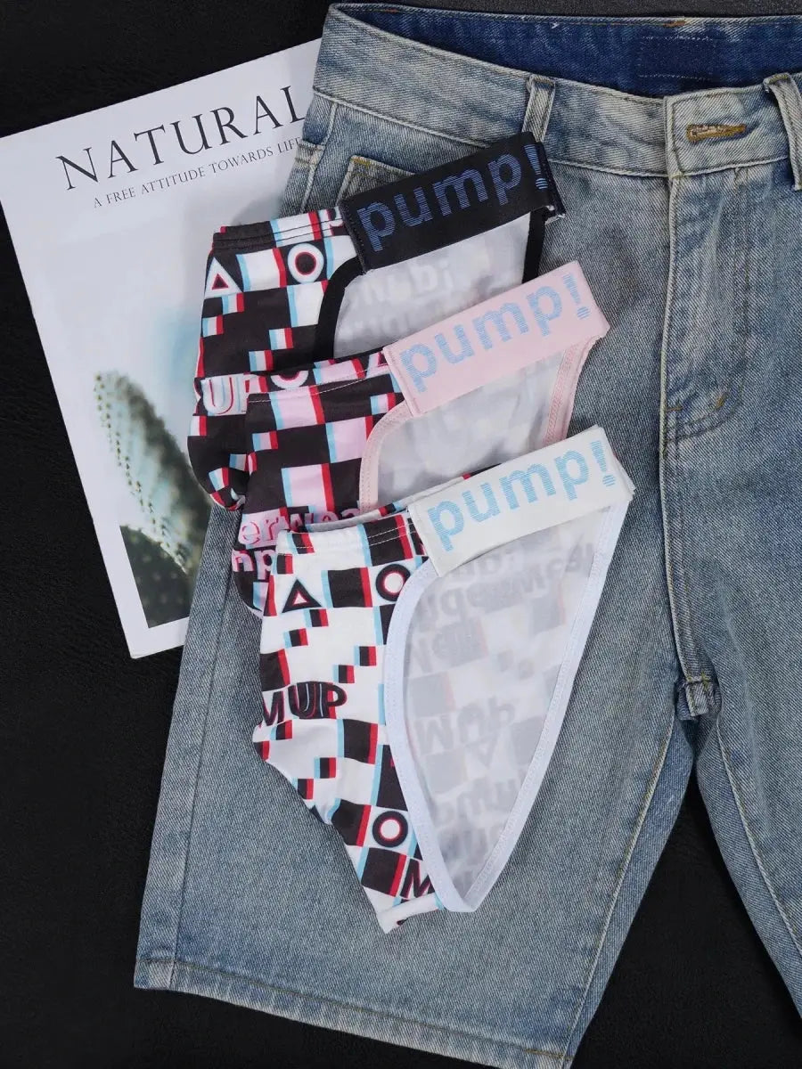 Printed Briefs U - Pouch Design - WOWihte