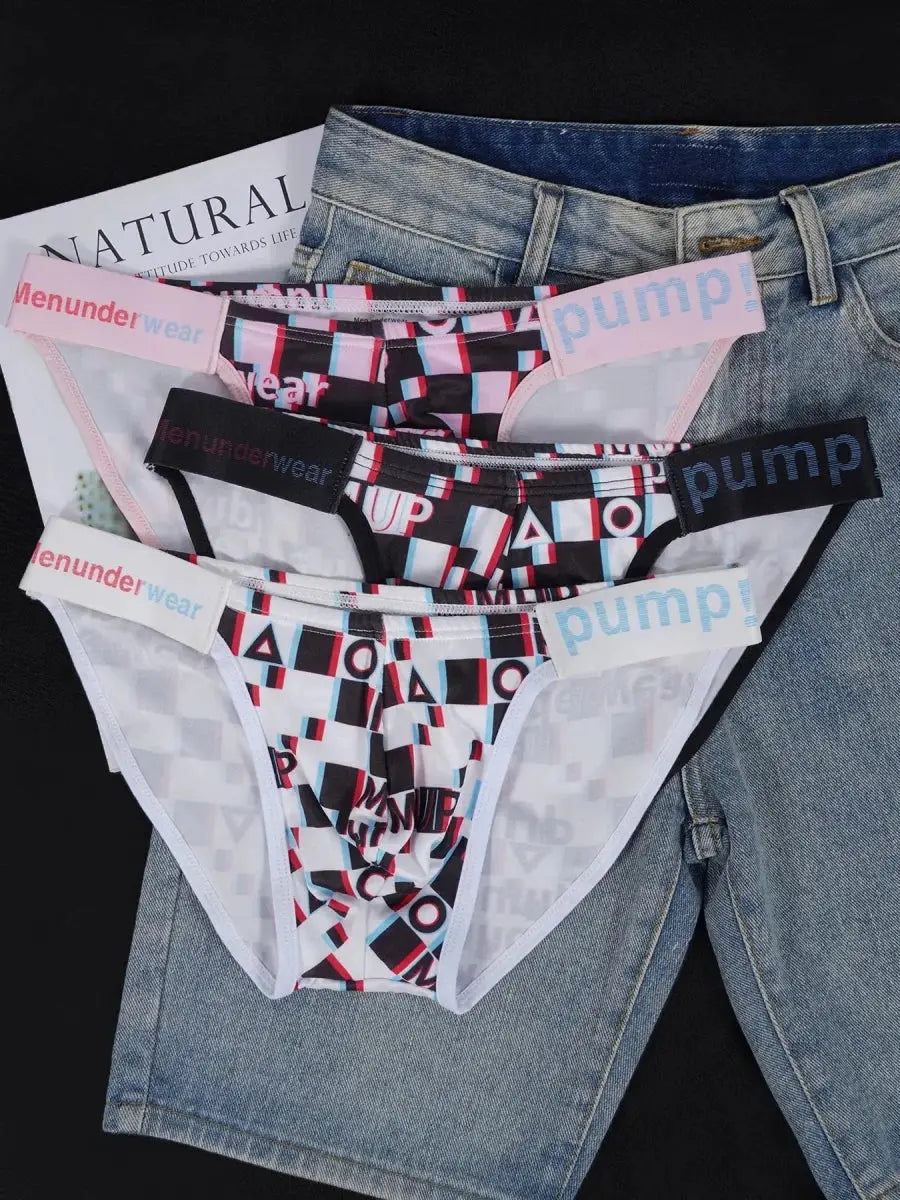 Printed Briefs U - Pouch Design - WOWihte
