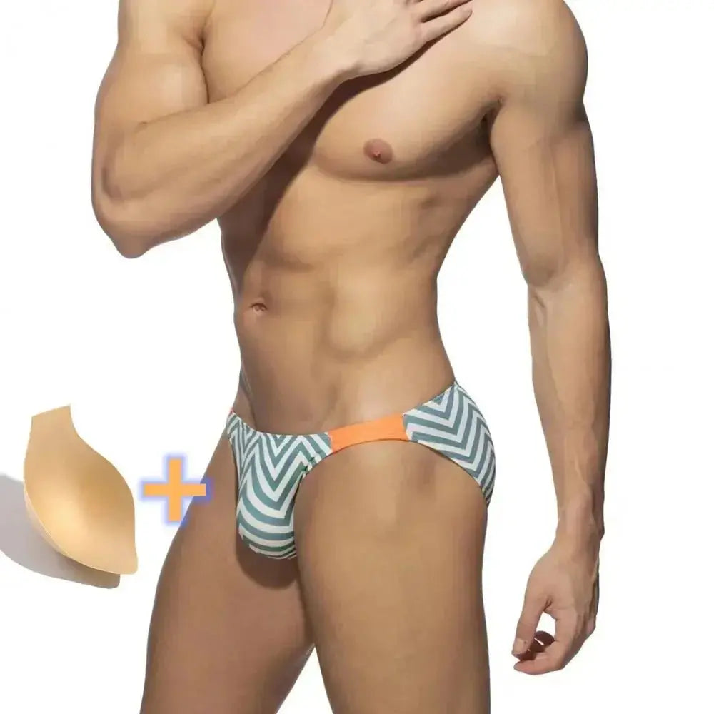 Push - Up Brazilian Swim Briefs - WOWihte