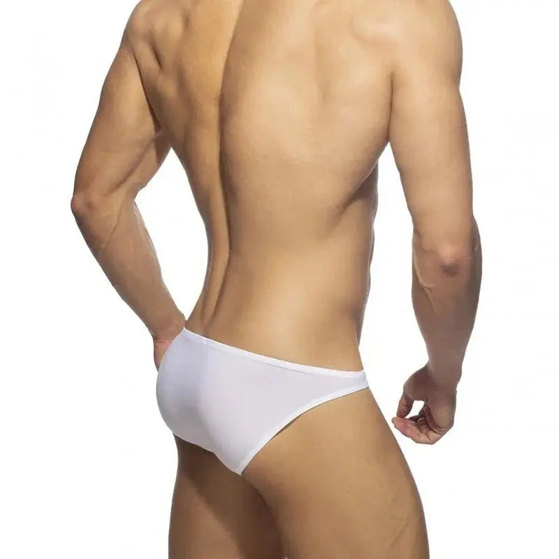 Push - Up Mesh Swim Thongs - WOWihte