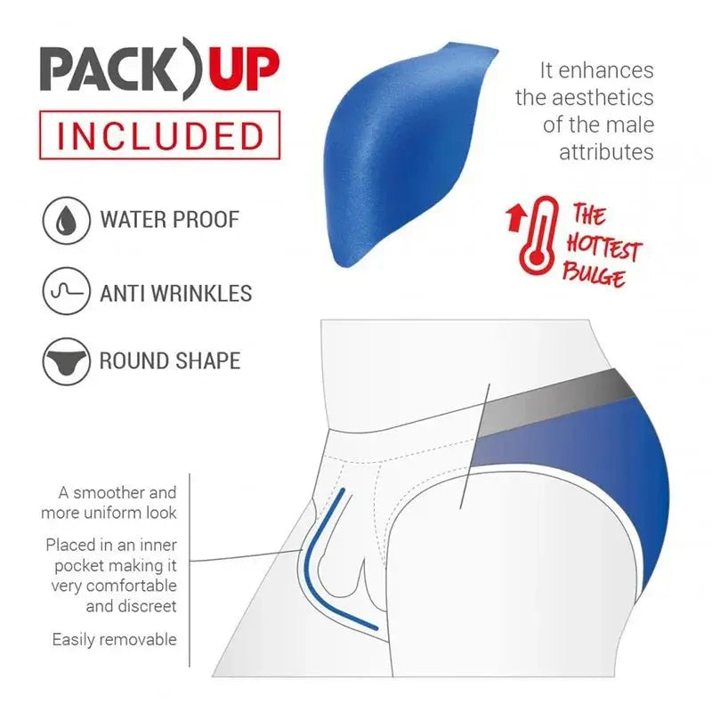 Push - Up Mesh Swim Thongs - WOWihte