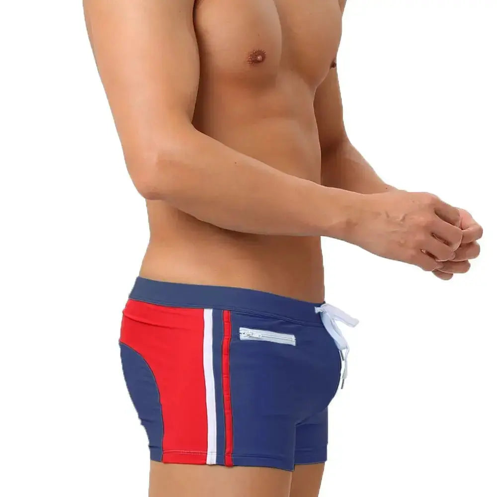 Push - Up Pocket Swim Trunks - WOWihte