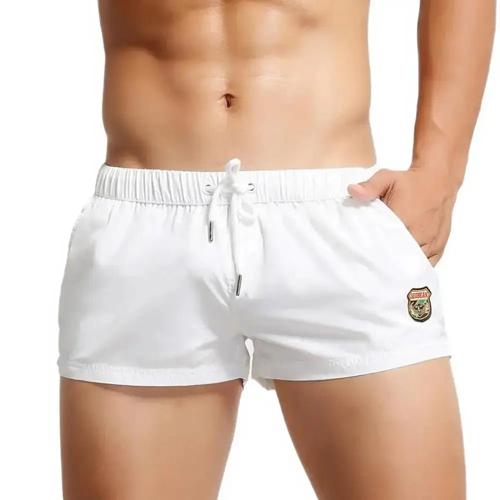 Quick Dry Beach Board Shorts - WOWihte