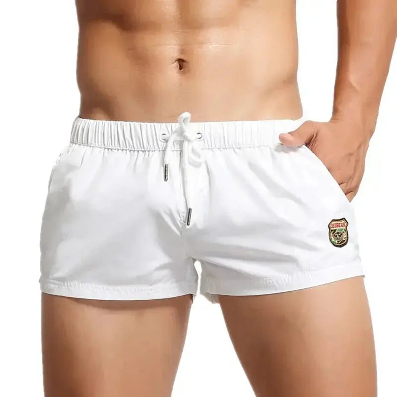 Quick Dry Beach Board Shorts - WOWihte