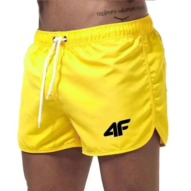 Quick Dry Beach Swim Gym Shorts - WOWihte