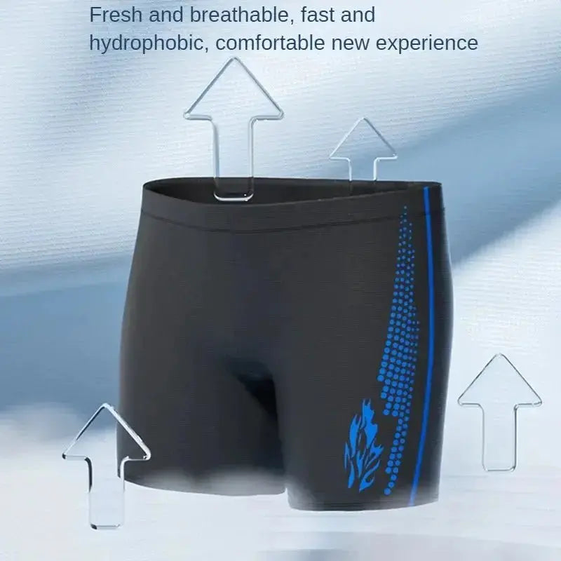 Quick - Dry Breathable Men's Swim Trunks - WOWihte