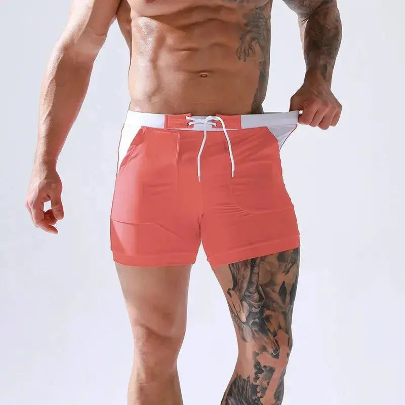 Quick-Dry Competition Swim Trunks - WOWihte