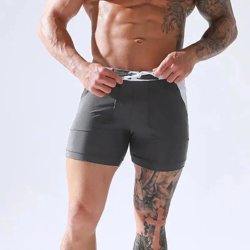 Quick-Dry Competition Swim Trunks - WOWihte