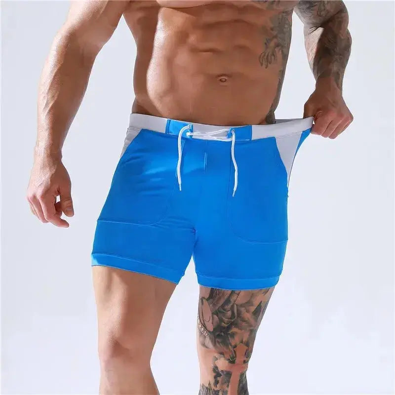 Quick-Dry Competition Swim Trunks - WOWihte