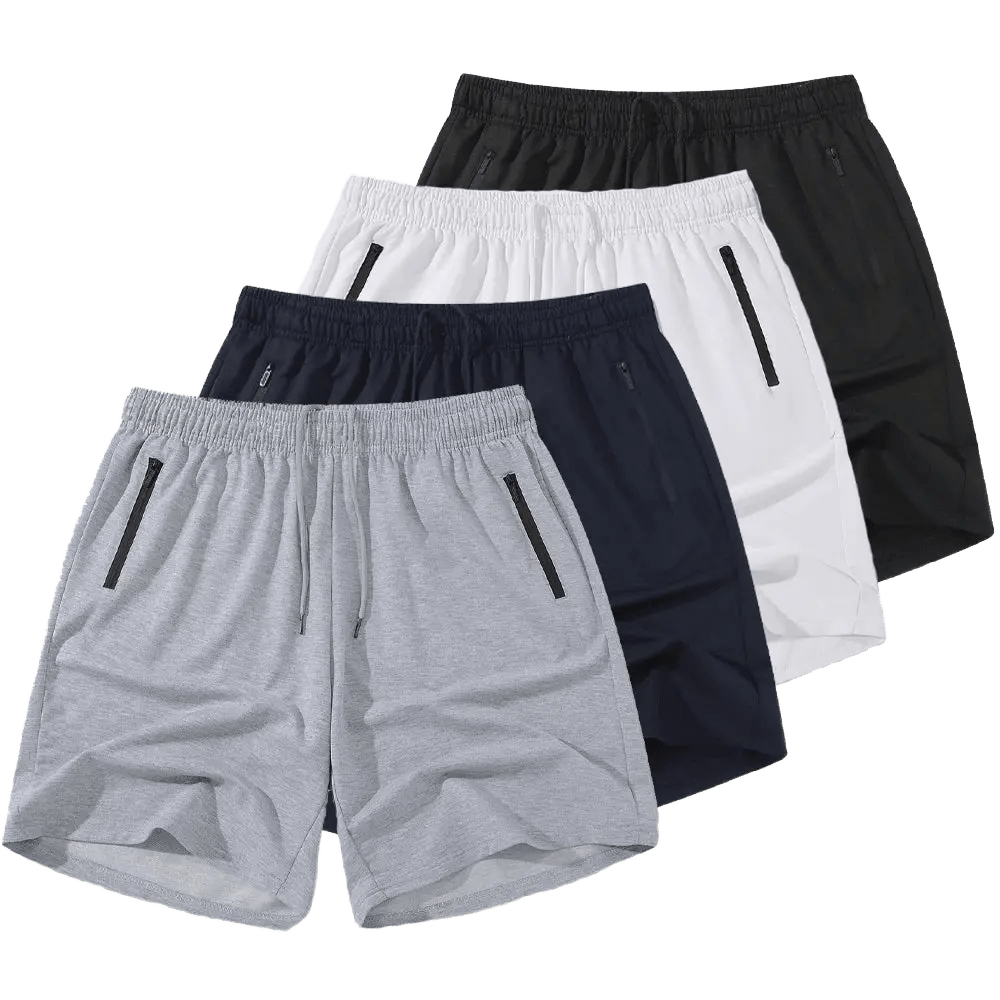 Quick - Dry Workout Fitness Shorts - WOWihte