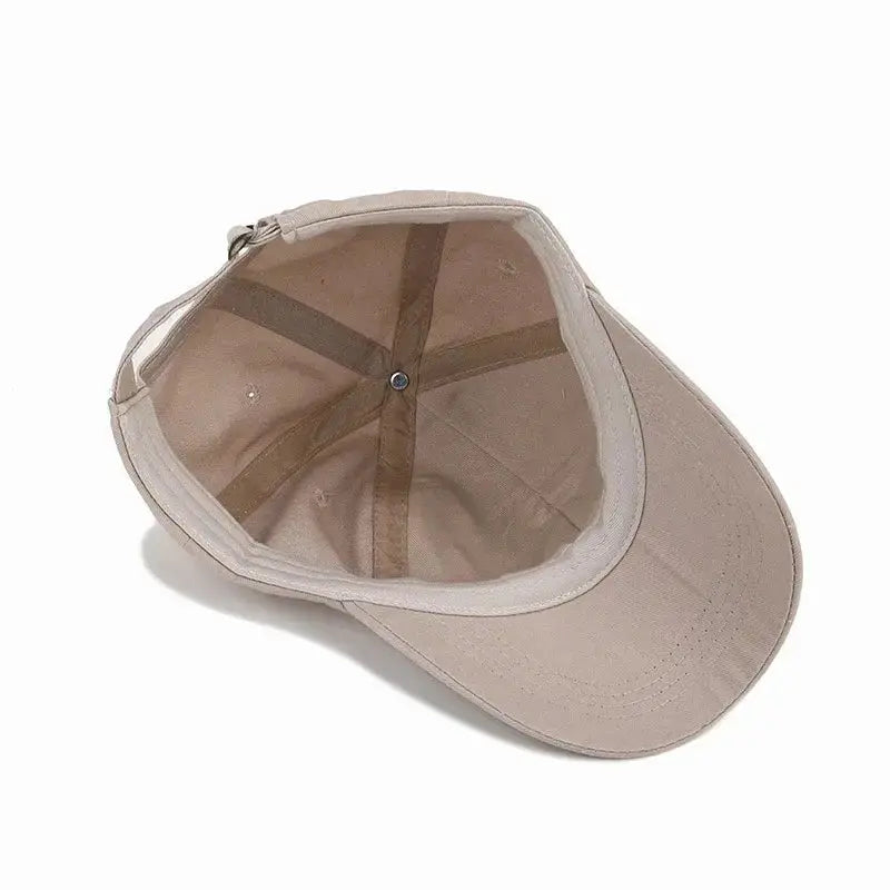 Rainbow Embroidered Cotton Baseball Cap - WOWihte