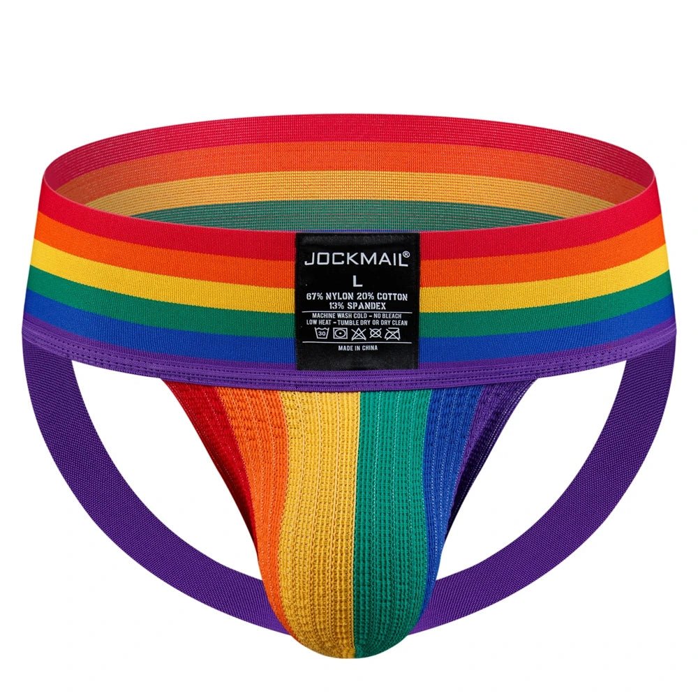 Rainbow Pride Jockstrap Harness - WOWihte