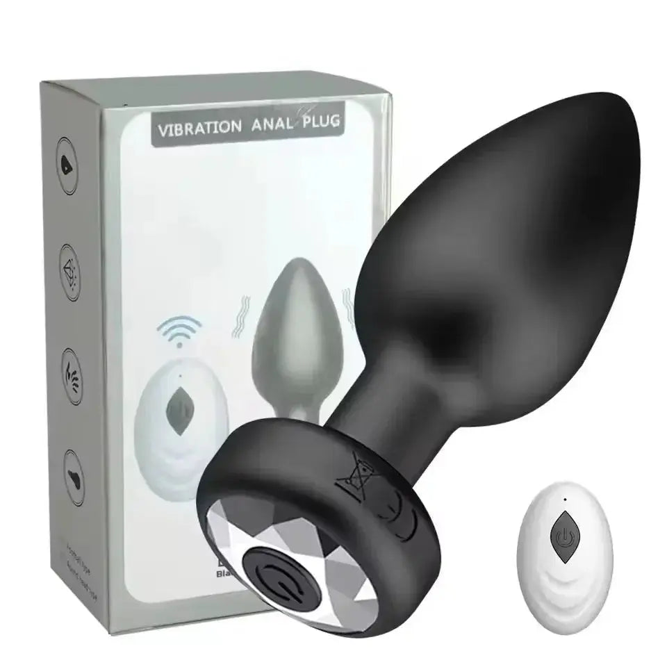 Remote Control Anal Vibrator Plug - WOWihte