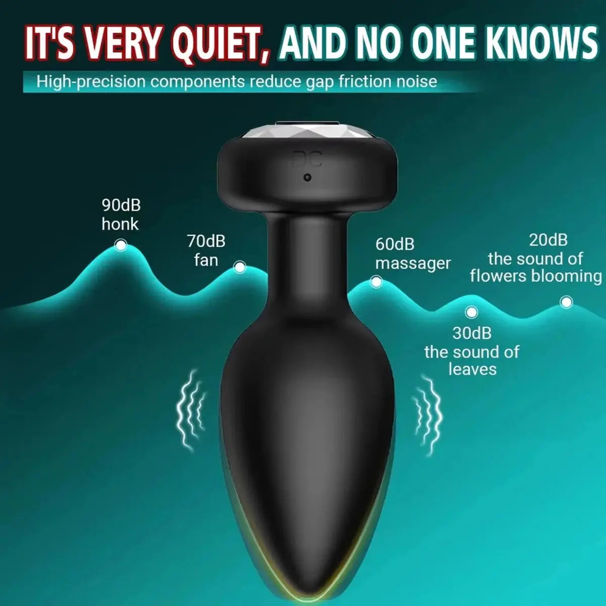 Remote Control Anal Vibrator Plug - WOWihte