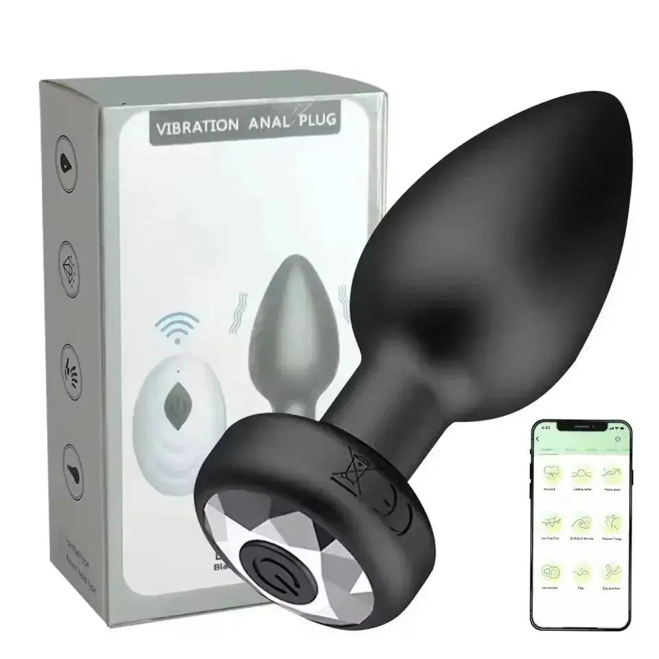 Remote Control Anal Vibrator Plug - WOWihte