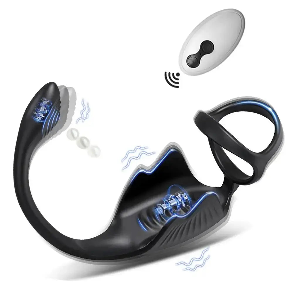 Remote Control Vibrating Dual Pleasure - WOWihte