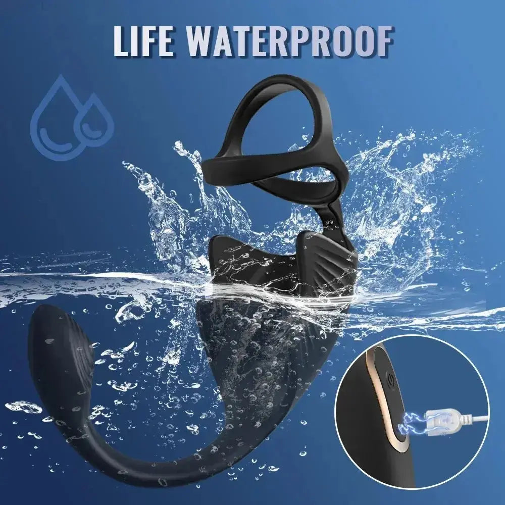 Remote Control Vibrating Dual Pleasure - WOWihte