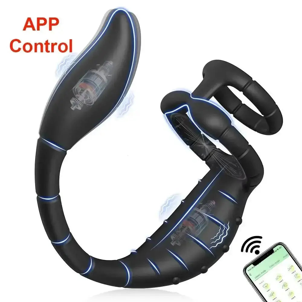 Remote Control Vibrating Dual Pleasure - WOWihte