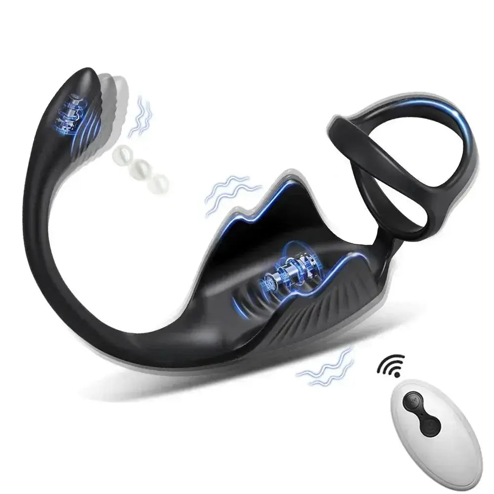 Remote Control Vibrating Dual Pleasure - WOWihte
