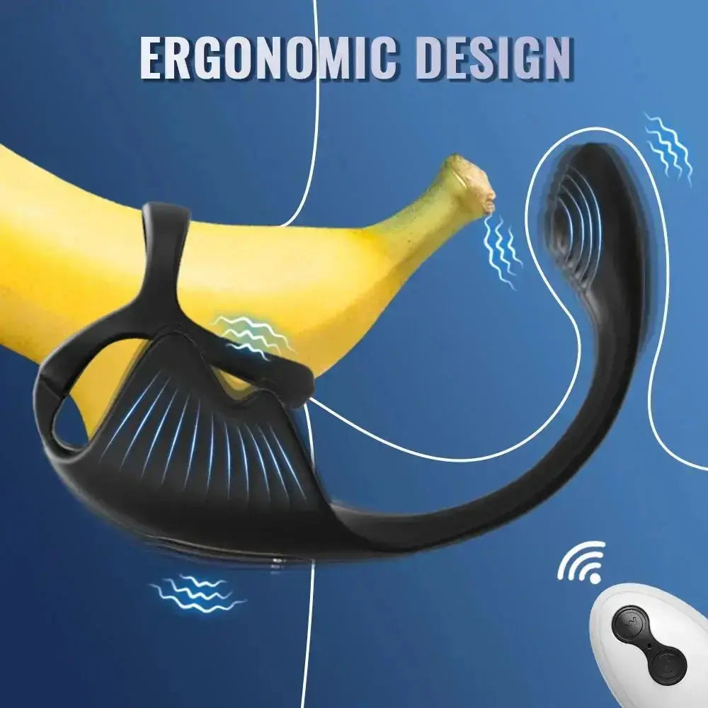 Remote Control Vibrating Dual Pleasure - WOWihte