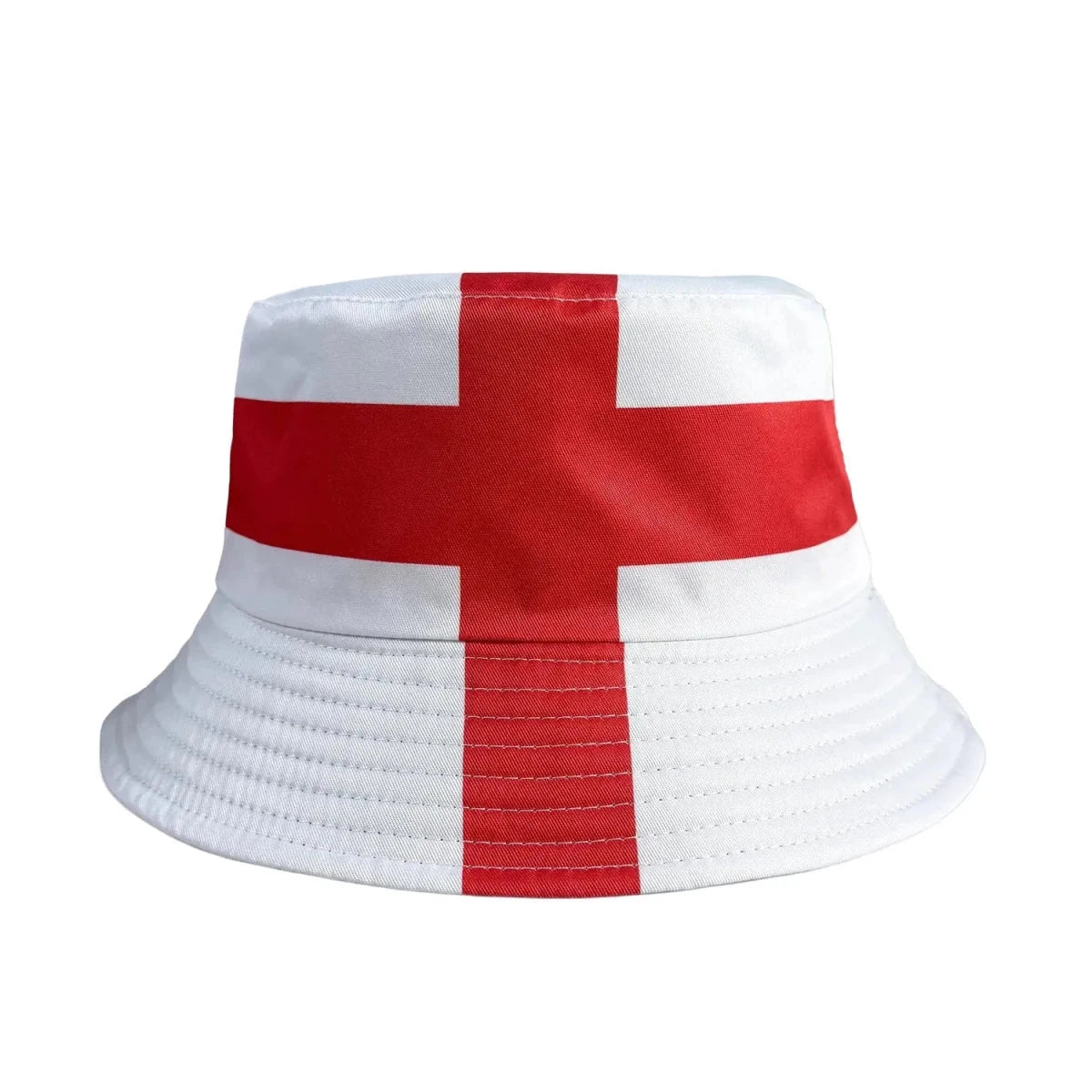 Reversible Flag Print Bucket Hat - WOWihte
