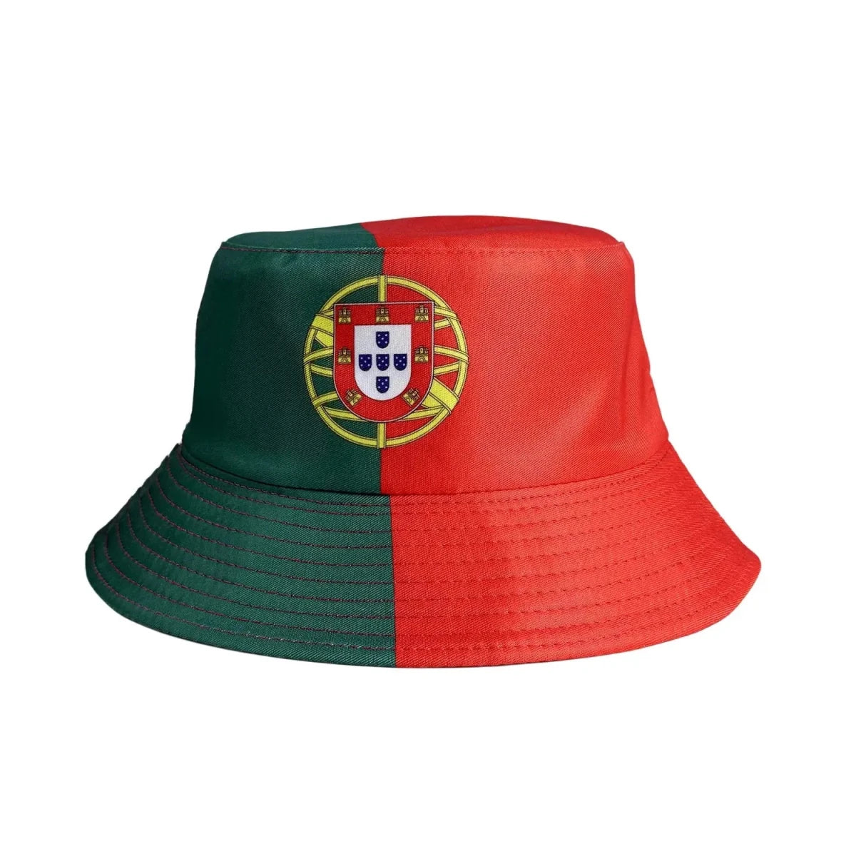 Reversible Flag Print Bucket Hat - WOWihte