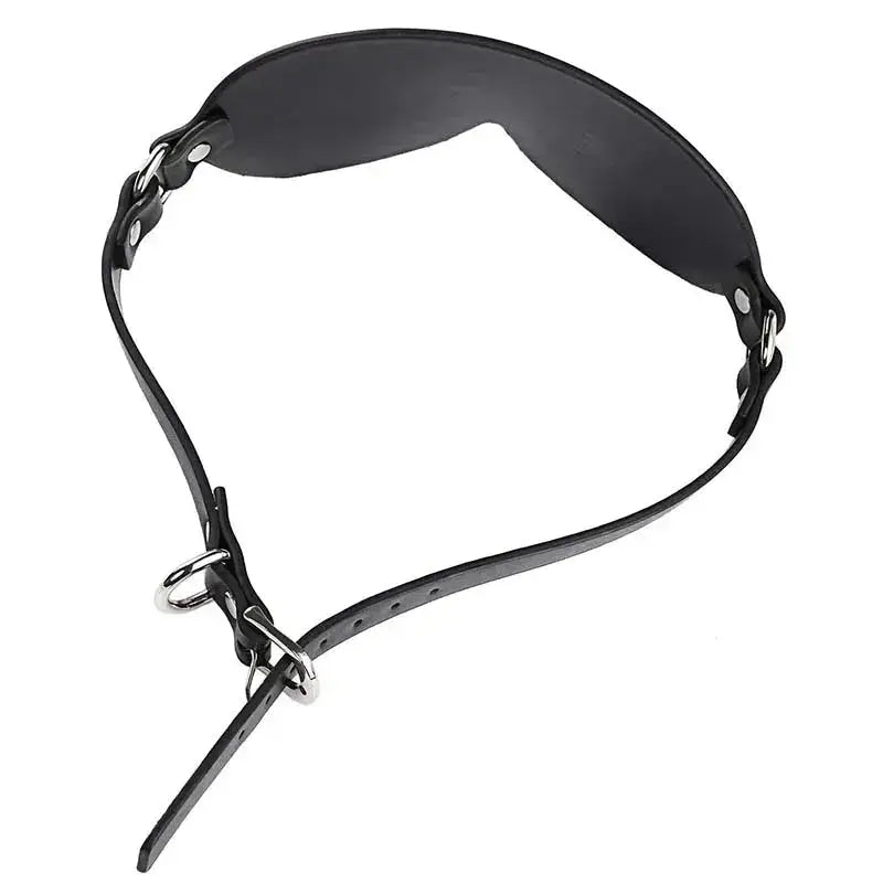 Riveted PU Leather Blindfold Mask - WOWihte