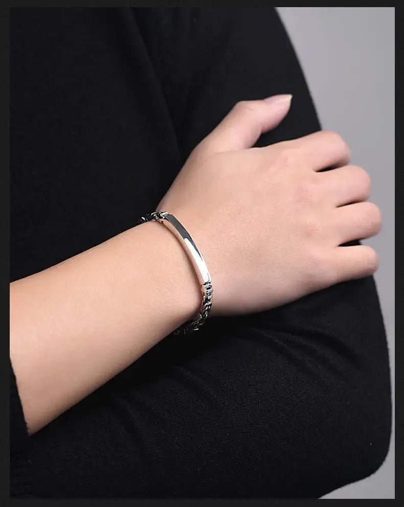 S925 Sterling Men's Lucky Bracelet - WOWihte