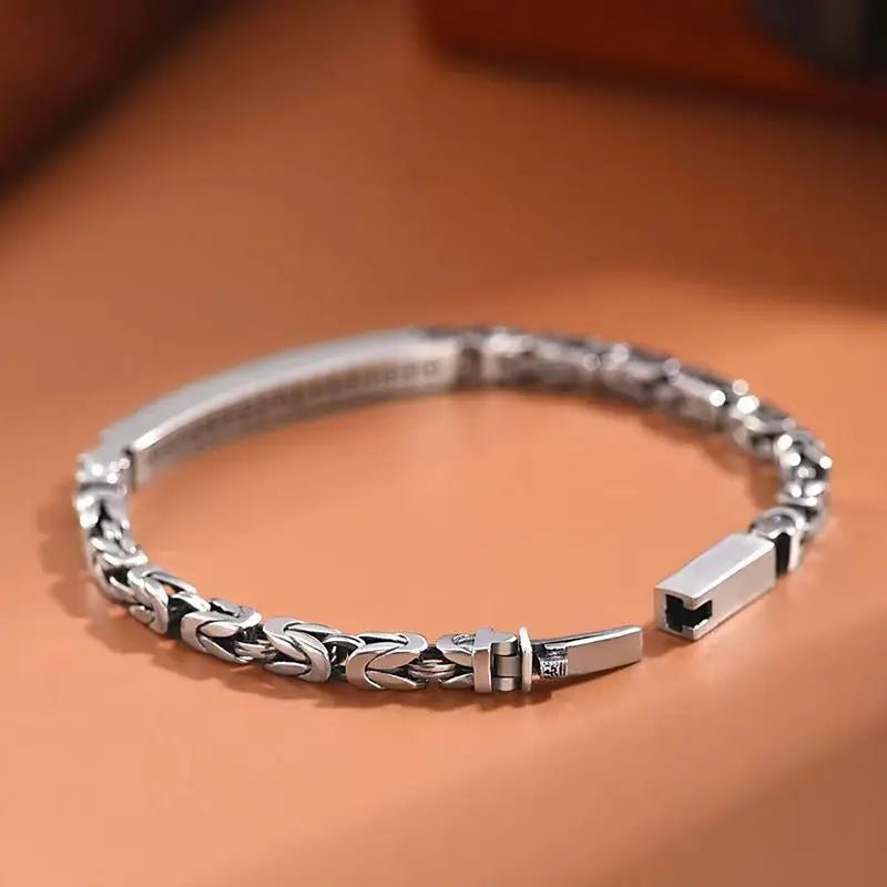 S925 Sterling Men's Lucky Bracelet - WOWihte