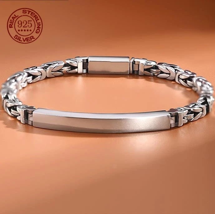 S925 Sterling Men's Lucky Bracelet - WOWihte