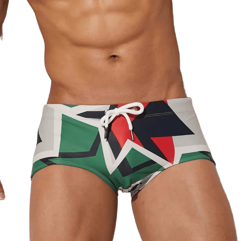 Seabean Men's Beach Board Shorts Swim Trunks - WOWihte