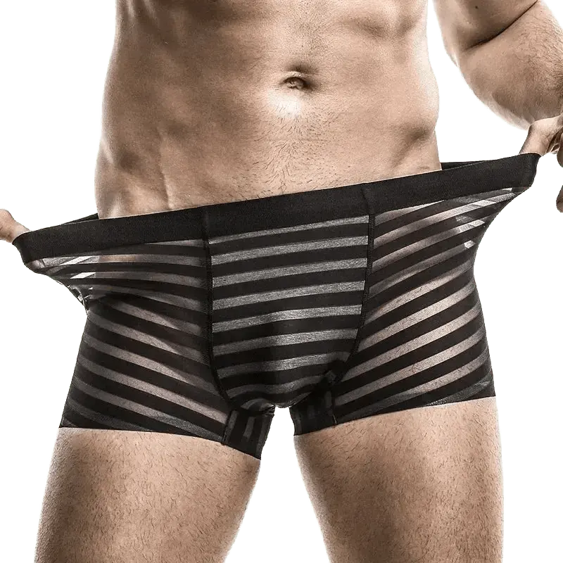 Seamless Ice Silk Antibacterial Boxers - WOWihte