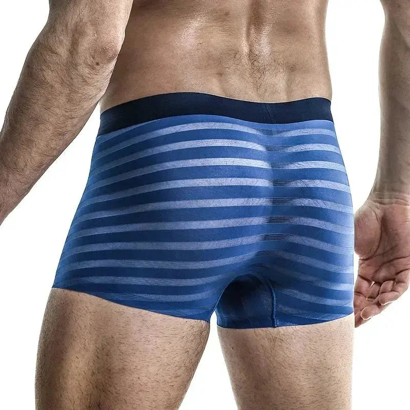 Seamless Ice Silk Antibacterial Boxers - WOWihte