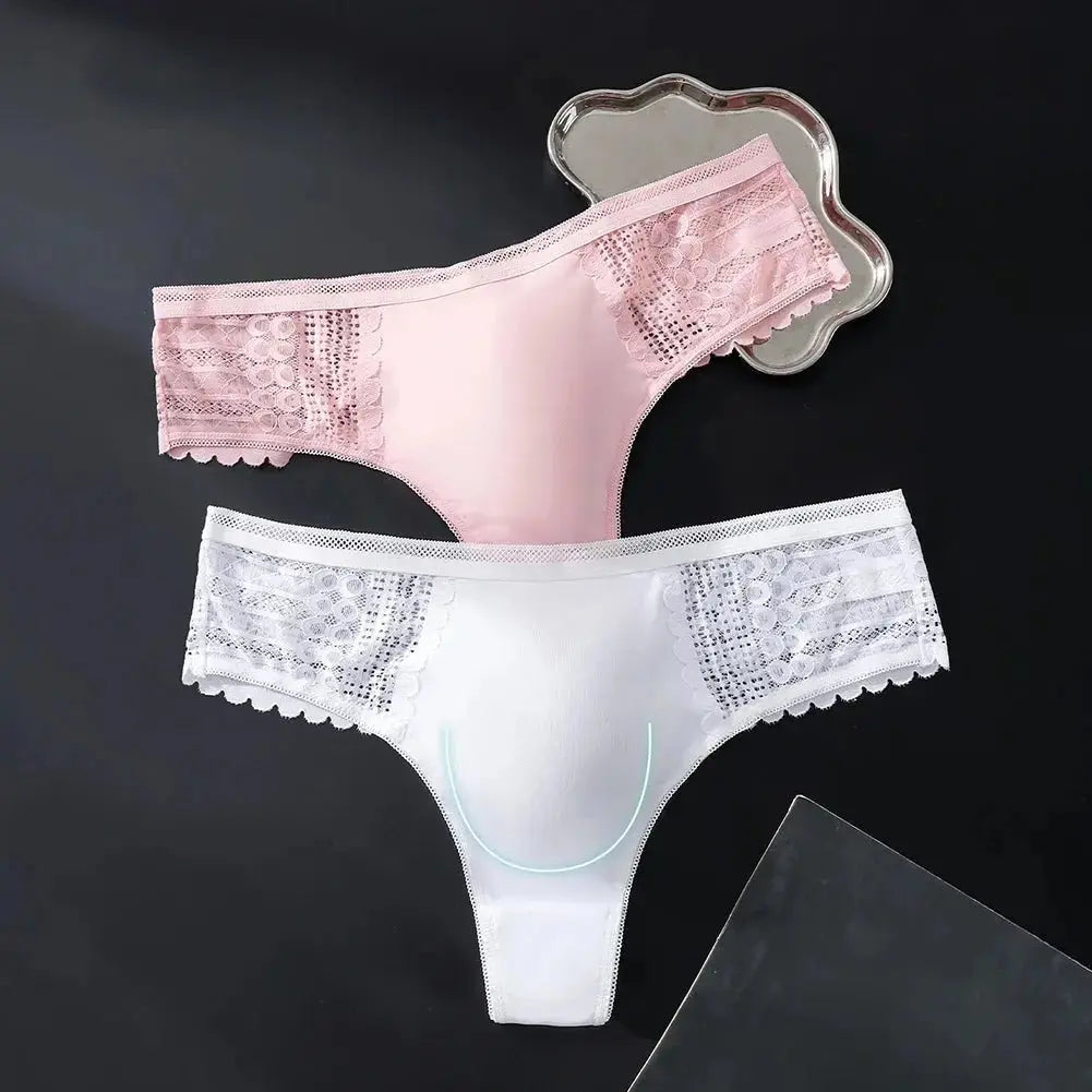 Seamless Ice Silk G - String Underwear - WOWihte