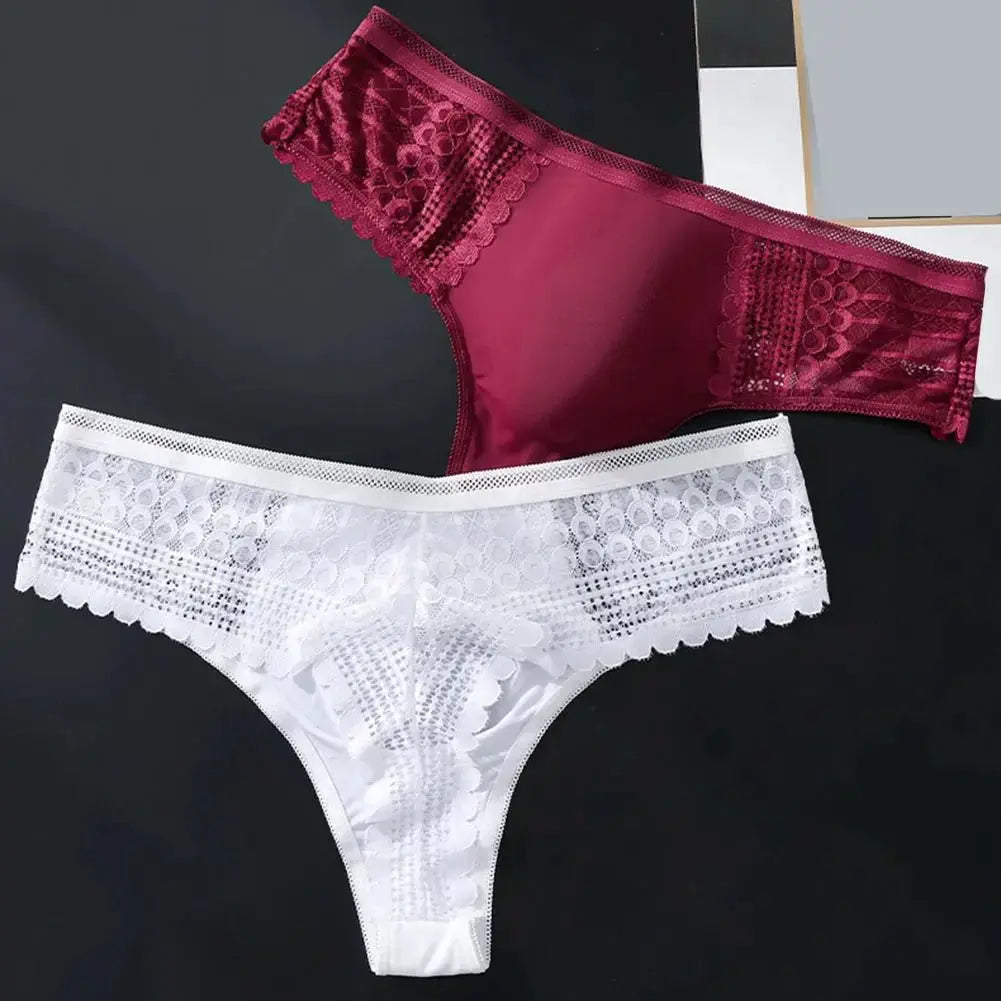 Seamless Ice Silk G - String Underwear - WOWihte