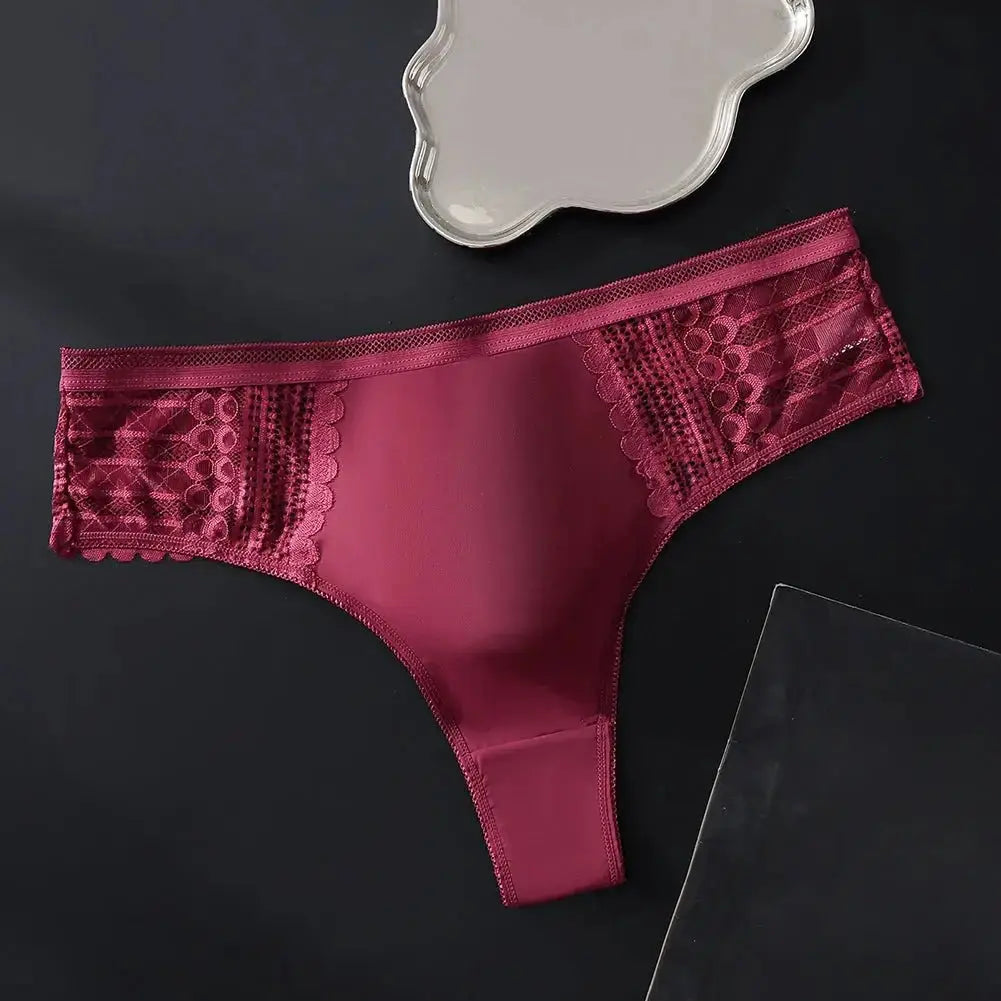 Seamless Ice Silk G - String Underwear - WOWihte