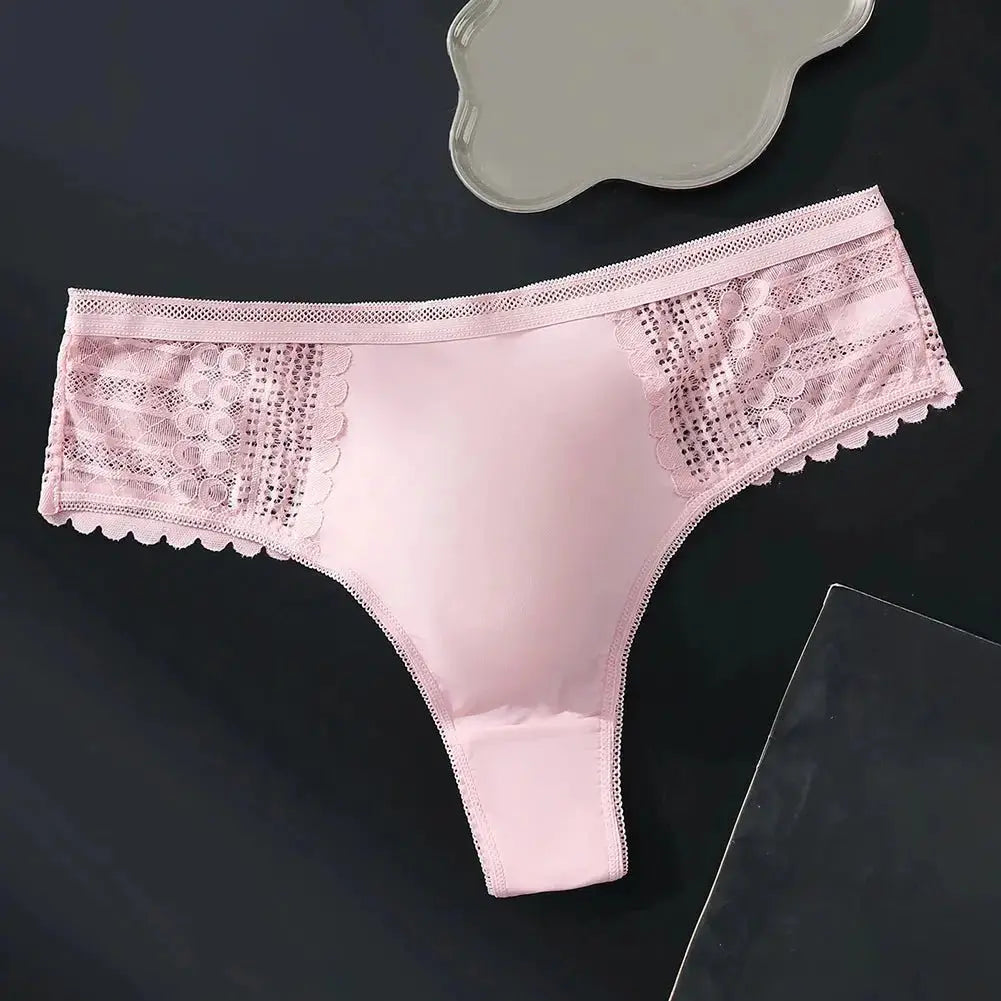 Seamless Ice Silk G - String Underwear - WOWihte