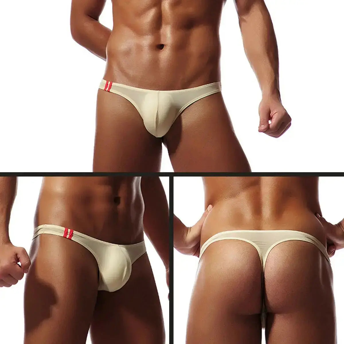 Seamless Ice Silk Men's Briefs - WOWihte