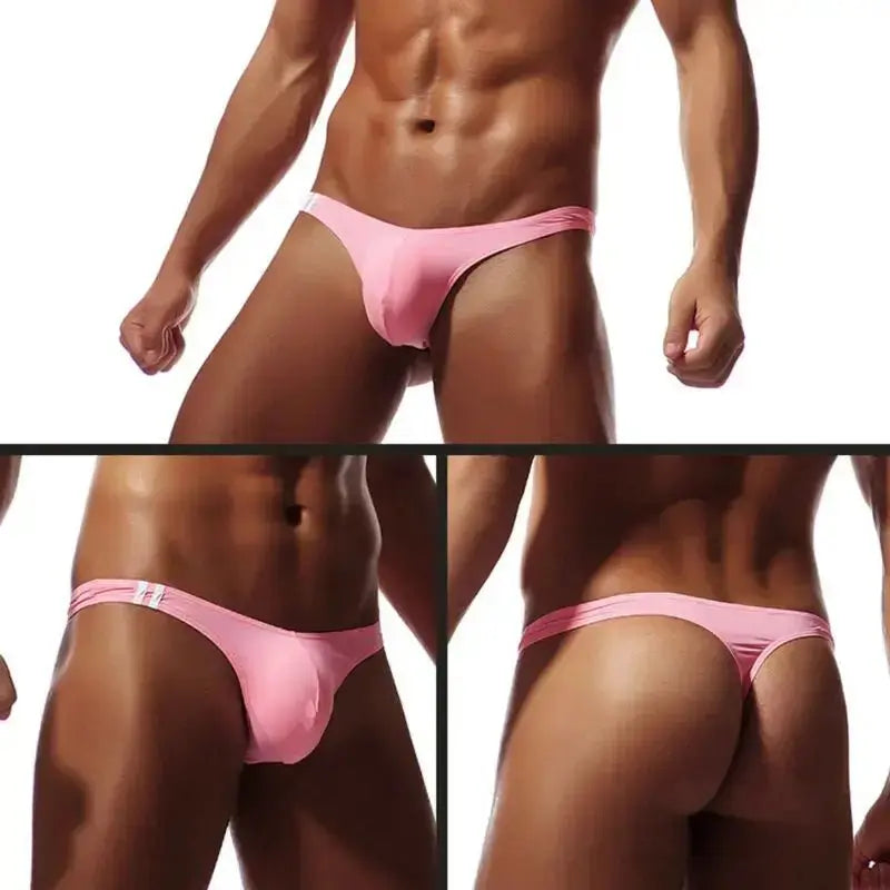 Seamless Ice Silk Men's Briefs - WOWihte