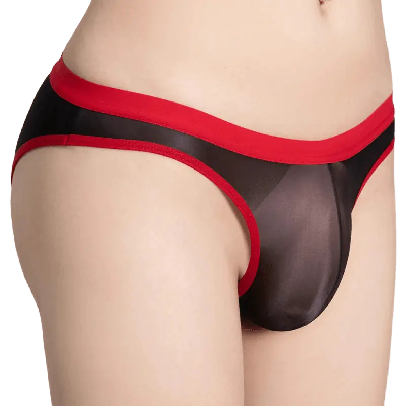Seamless Ice - Silk Sheer Briefs - WOWihte