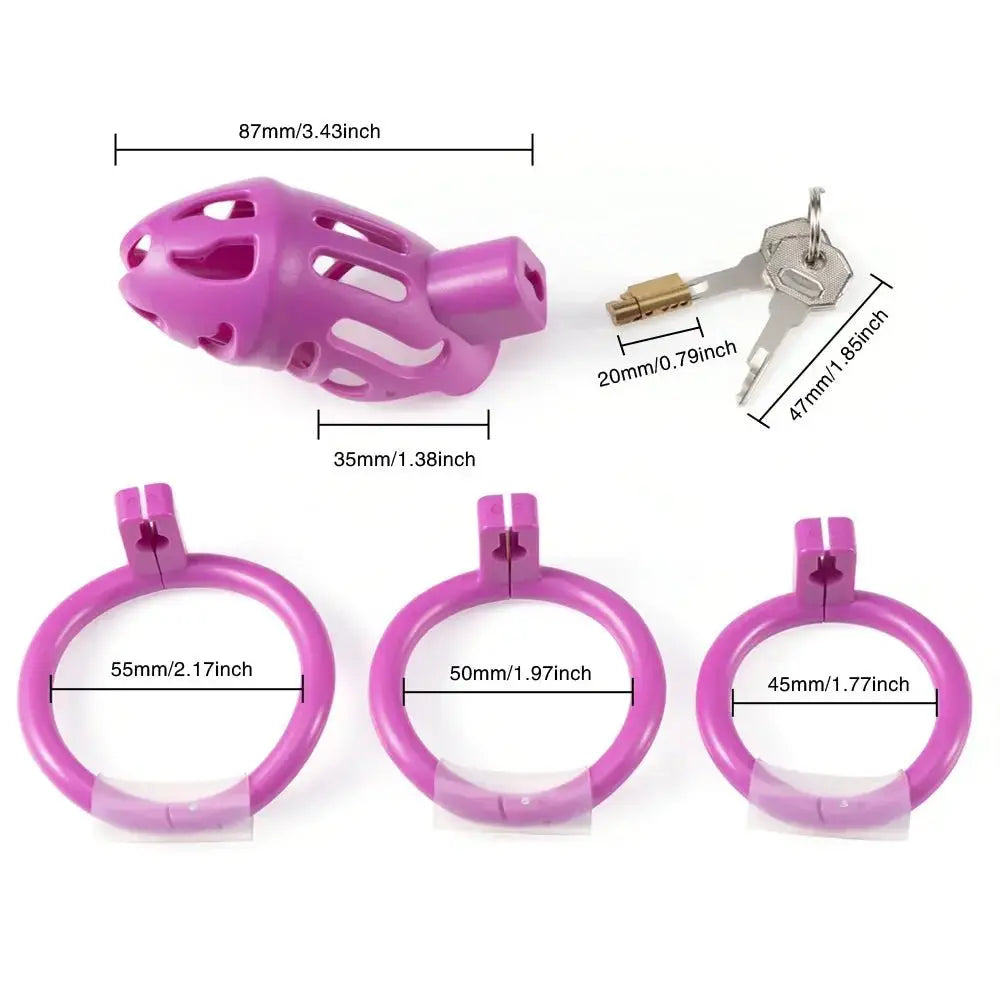 Secure ABS Chastity Device Kit - WOWihte