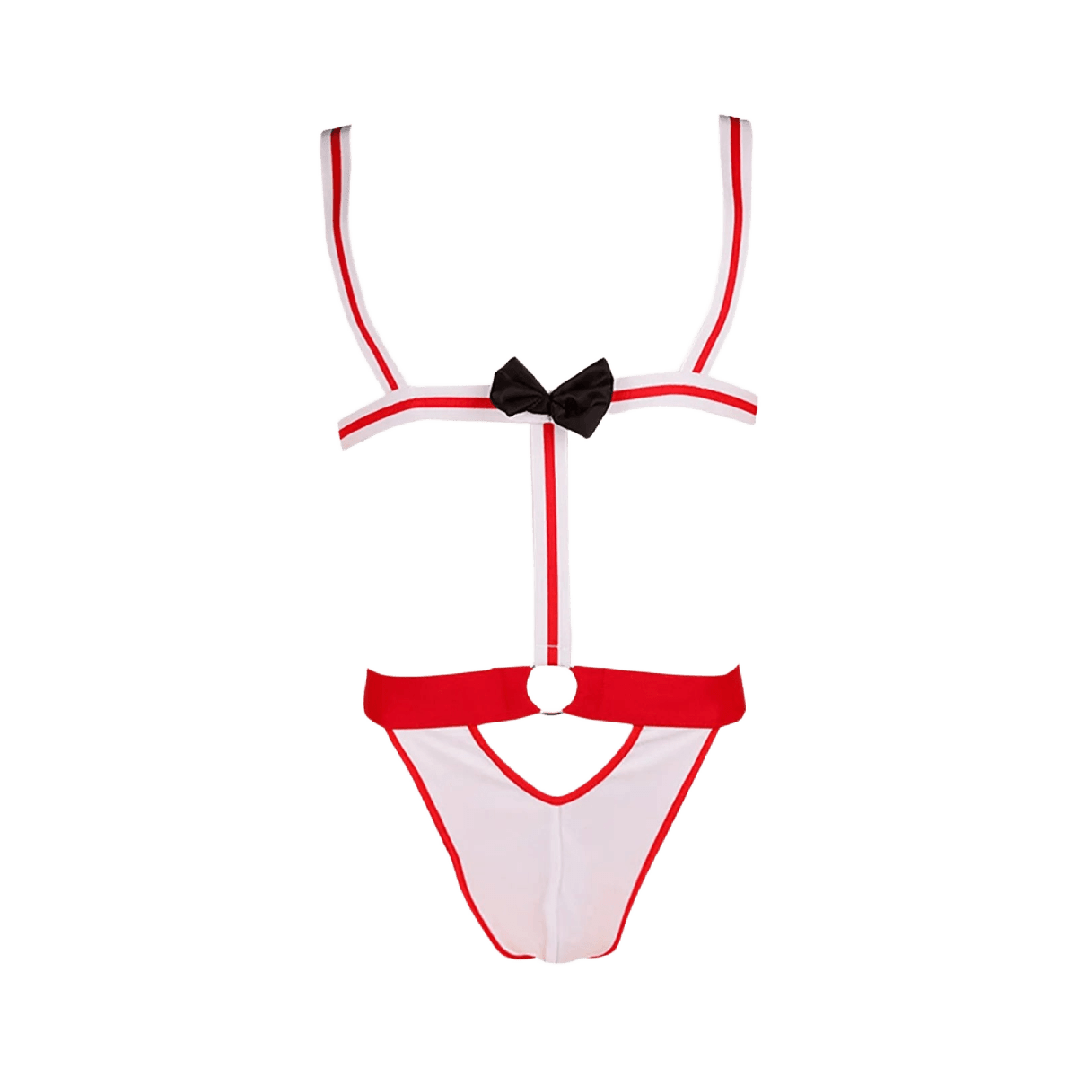 Seductive Men's Strappy Lingerie Jumpsuit - WOWihte