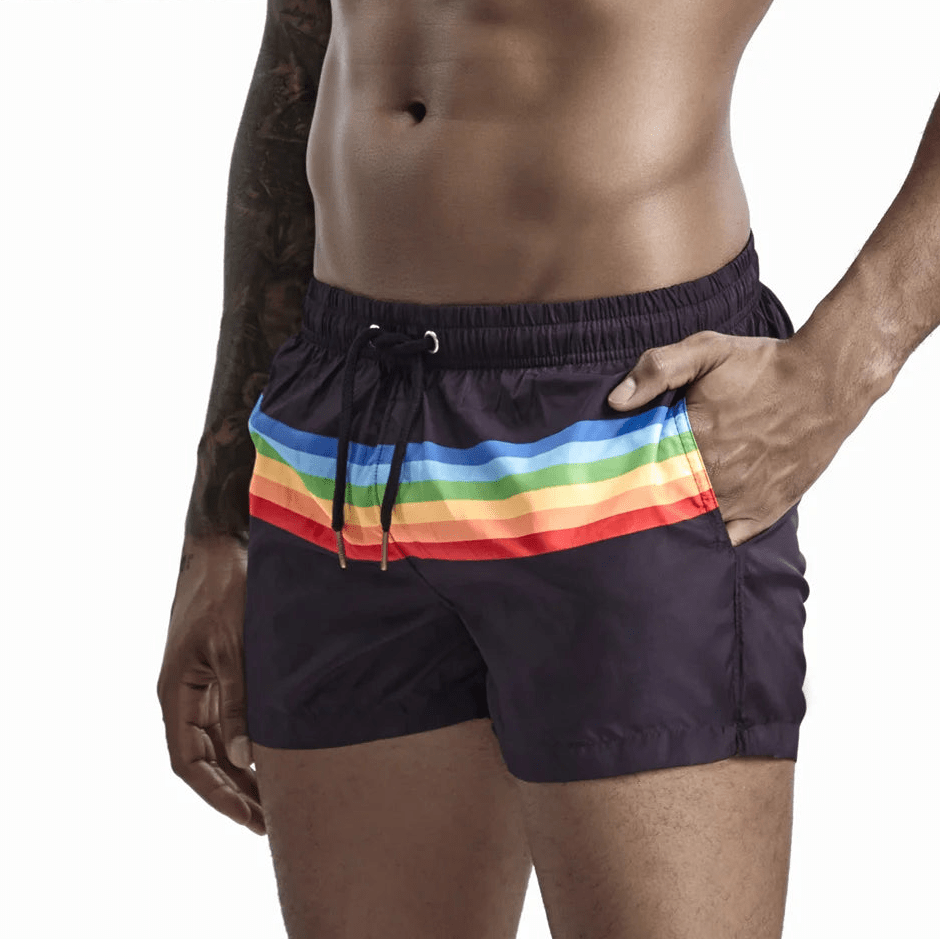 SEOBEAN Quick Dry Beach Shorts - WOWihte