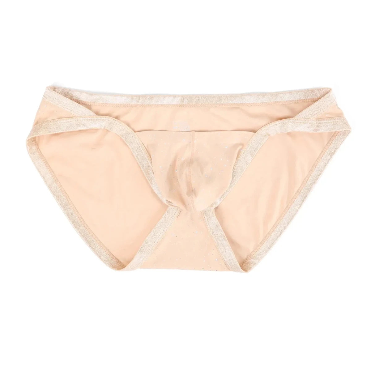 Sequin Shiny Low-Rise Bikini Briefs - WOWihte