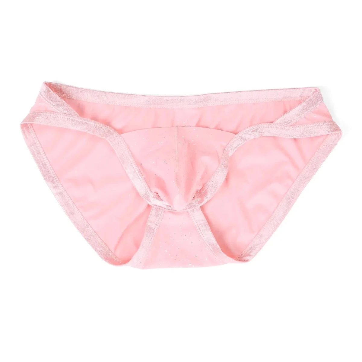 Sequin Shiny Low-Rise Bikini Briefs - WOWihte