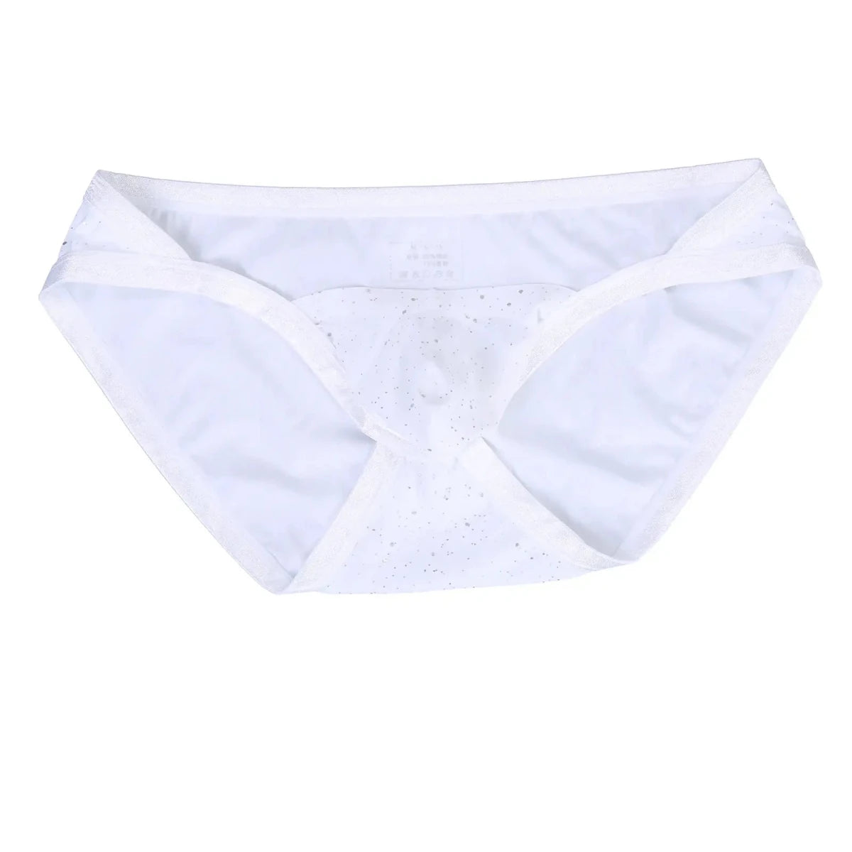 Sequin Shiny Low-Rise Bikini Briefs - WOWihte