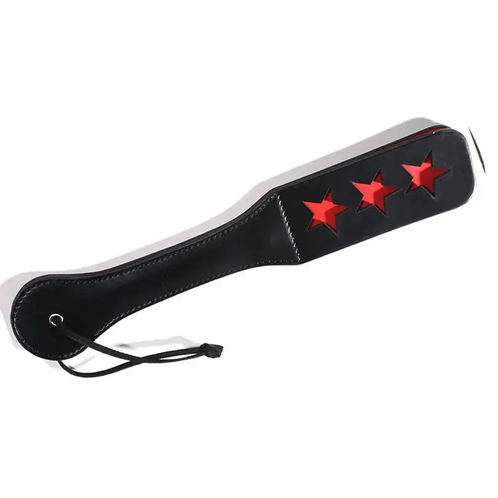 Sex Red Heart XOXO Hollow Out Words Flirting BDSM Toys Paddle Split Whip Hollow out Flogger Sexy Adults Products for Lovers - WOWihte